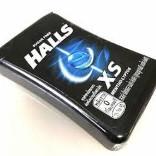 12x HALLS XS Mentho-Lyptus Mentho-Lyptus Sugar Free Candy 15g