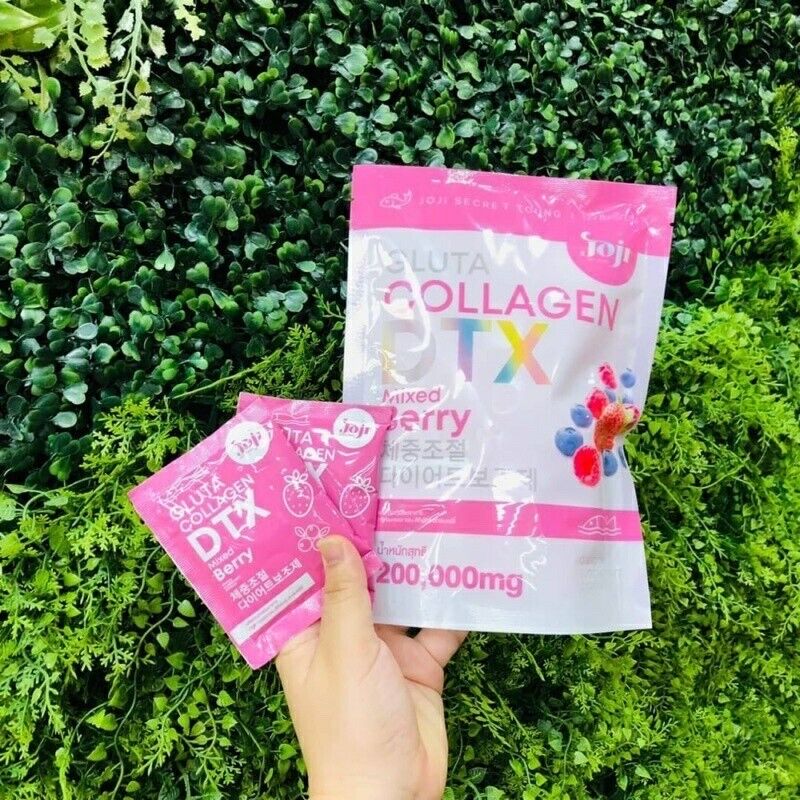 12x JOJI Gluta Collagen DTX Fiber SECRET YOUNG Skin Fiber Mixed Berry 200,000MG