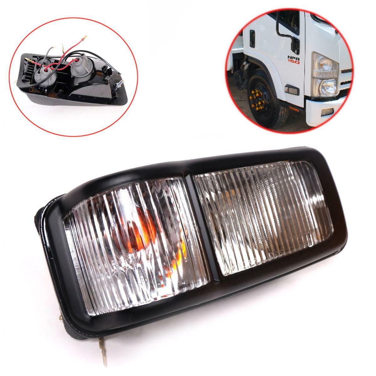 12V. Side Marker Lamp Turn Signal Light LH Left Fit Isuzu NPR 150 NQR 175 09-17