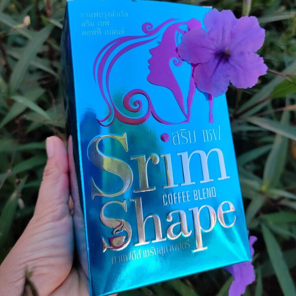 12x Srim Shape Coffee Instant Blend Weight Control Slim Fit Burn Diet Fiber Mix