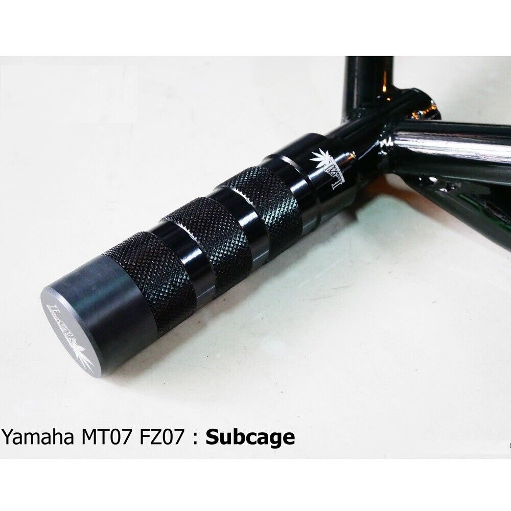 Yamaha MT07 FZ07 Subcage with foot pegs Motorcycle Motors Part Black Stunt Parts