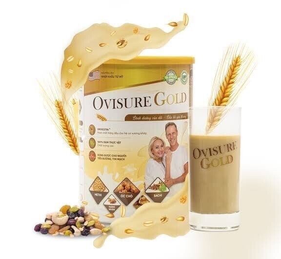 6x Ovisure Gold Grain Milk supplement elderly Nourish joins bones Plant Protein