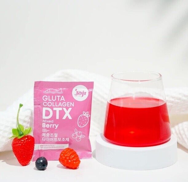 10x Joji Mixed Berry Drink Gluta Collagen DTX Vitamin Skin Radiant Antioxidant