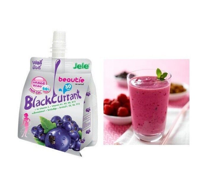 10x Jele beautie jelly Blackcurrant Juice Vitamin B1,B2,B6,B12 High Vitamin C