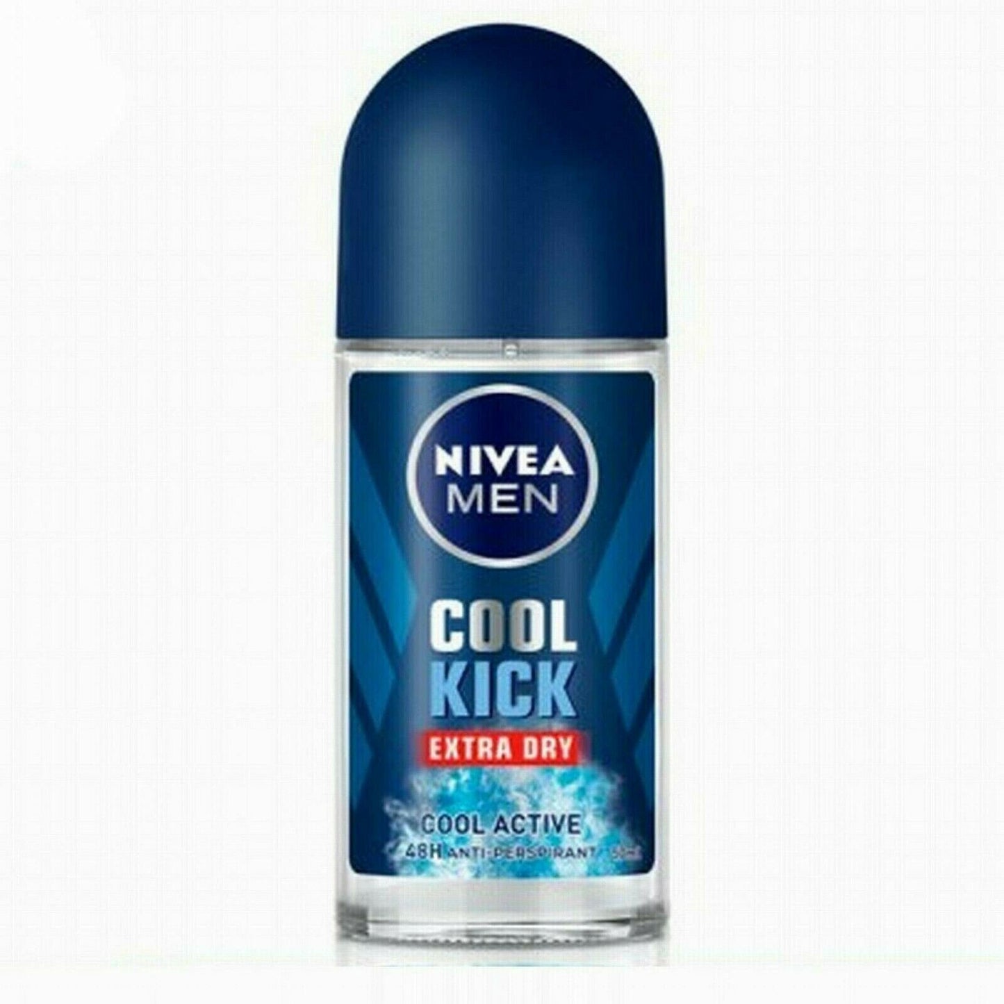 17x50ml NIVEA MEN COOL KICK Anti-perspirant roll-on deodorant Beauty Body Care