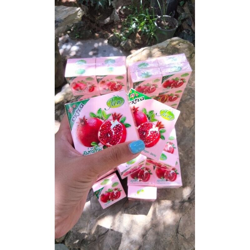 12x JAM Pomegranate Soap Gluta Collagen All Natural Herbal
