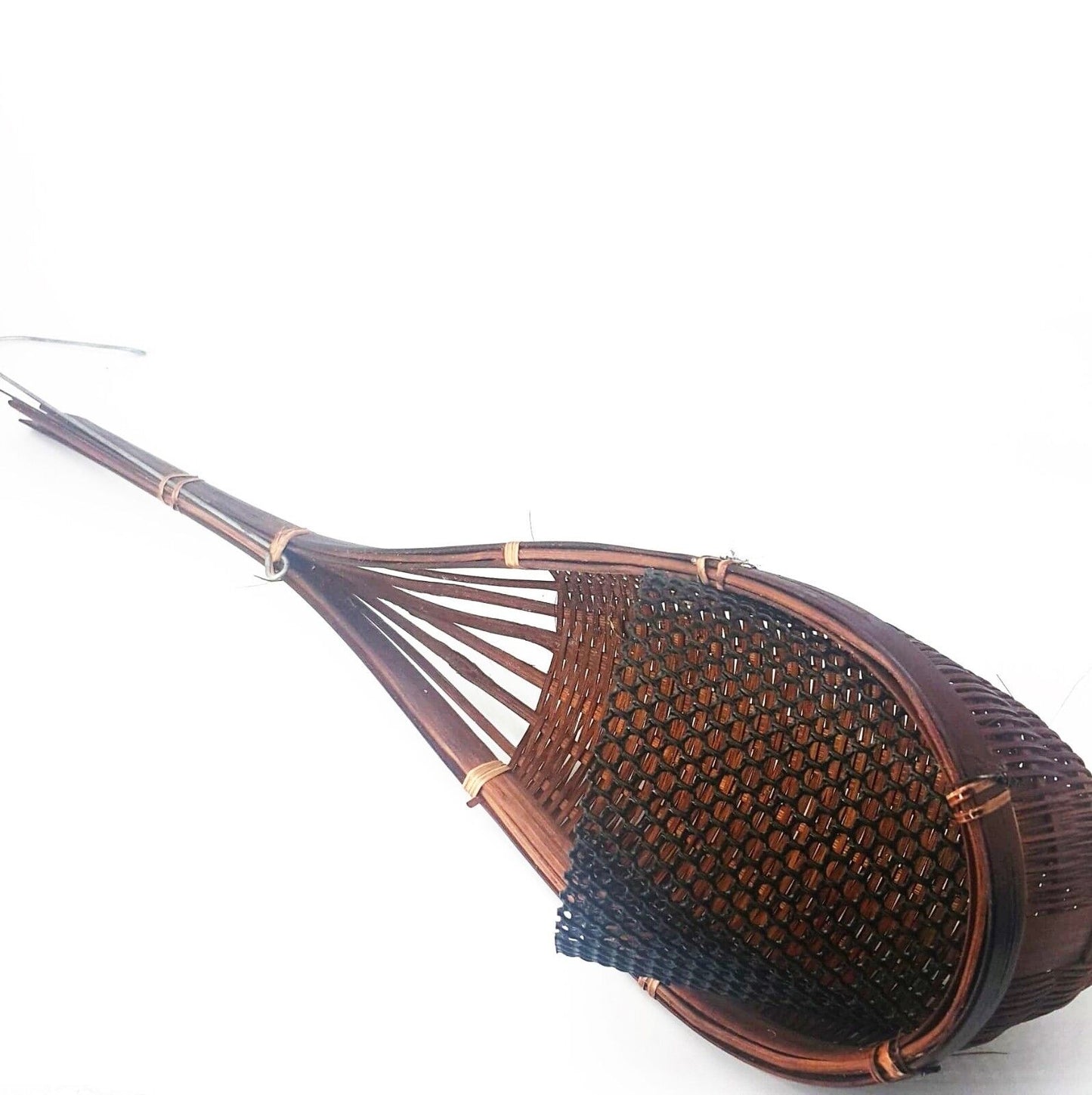 Woven Basket Planter Home Decor Orchid Flower Hanging Plant Pot Bamboo Garden