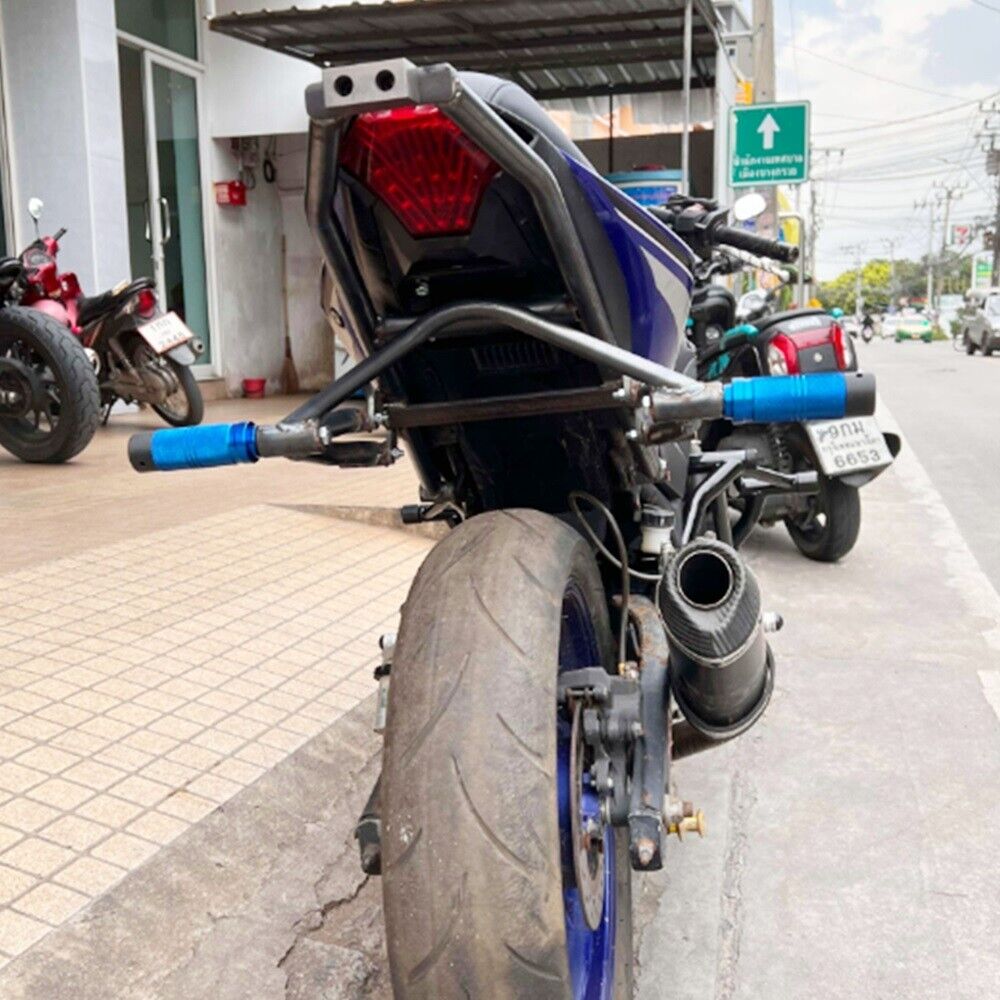 Yamaha R3 New Tail Bar With Subcage Rear Rack Stunt Parts with Titanium at end
