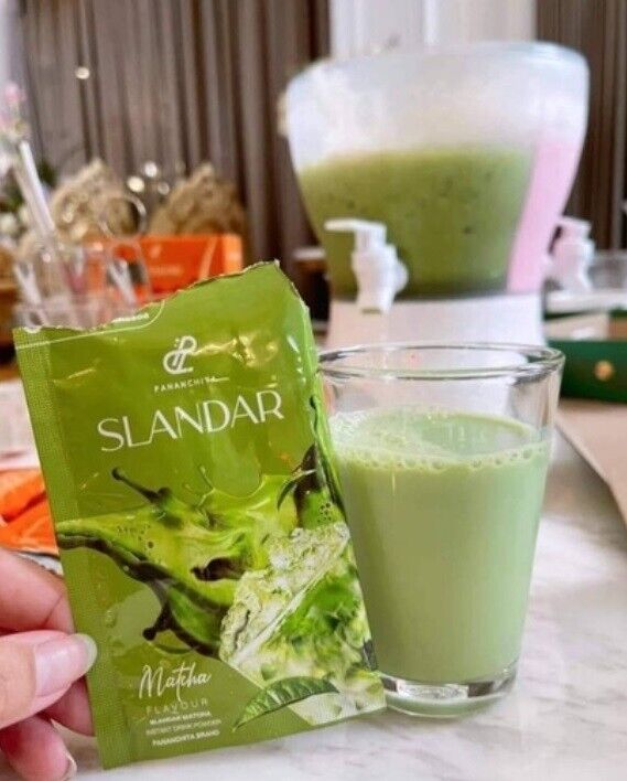 15xSlander Instant Drink Matcha, Thai Tea, Pink Milk Teen Adult Delicious No Fat