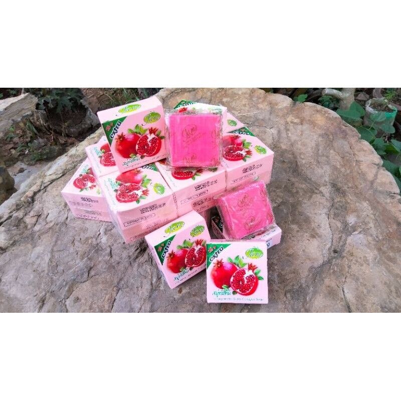 12x JAM Pomegranate Soap Gluta Collagen All Natural Herbal