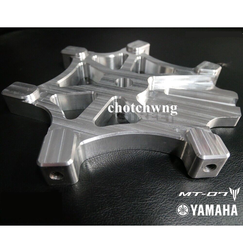 Yamaha MT07 FZ07 Rear calipers bracket with Front R3 Rotor Silver Stunt Parts