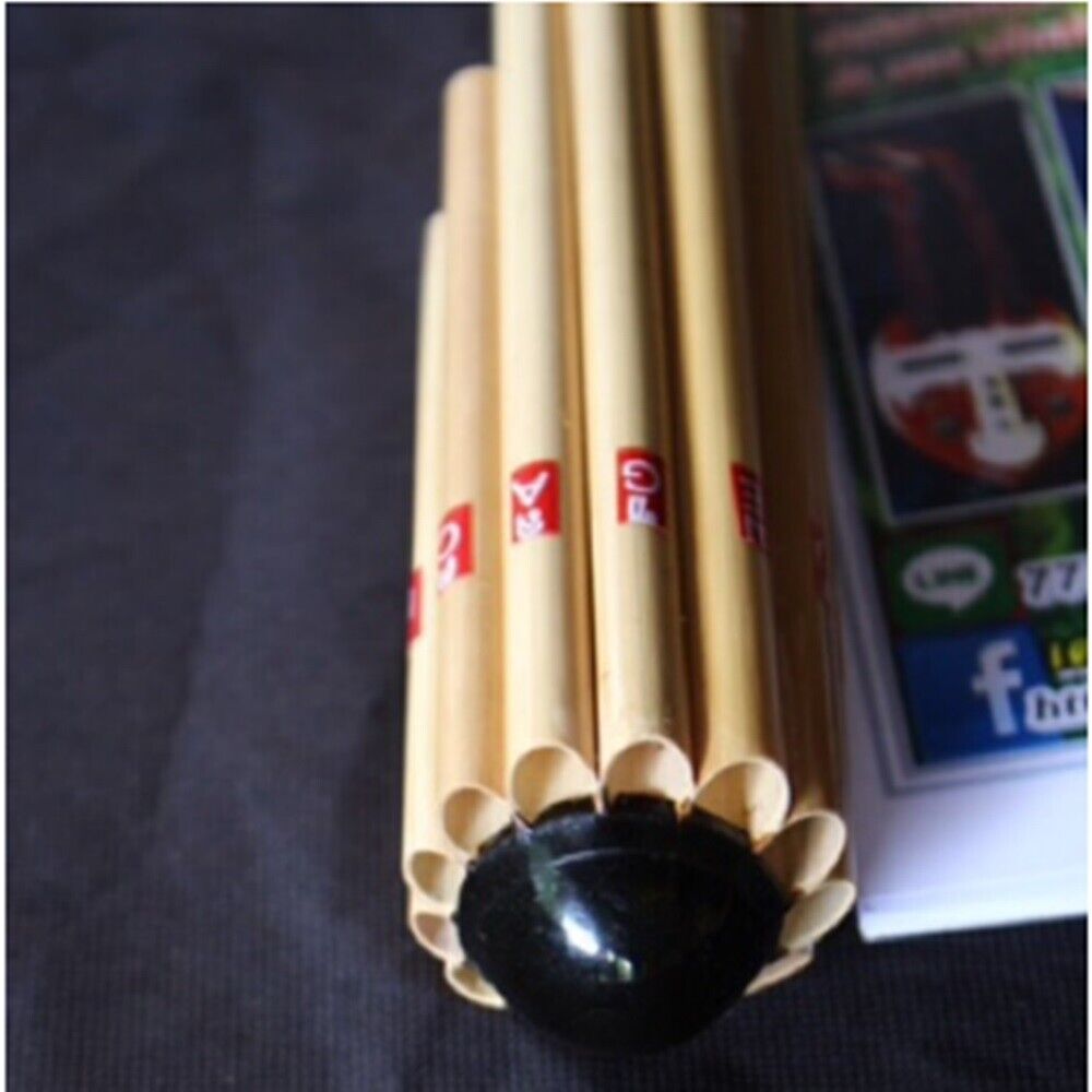 Wote Thai Bamboo Handmade Musical Instrument Traditional Panpipe Flute Isan Laos