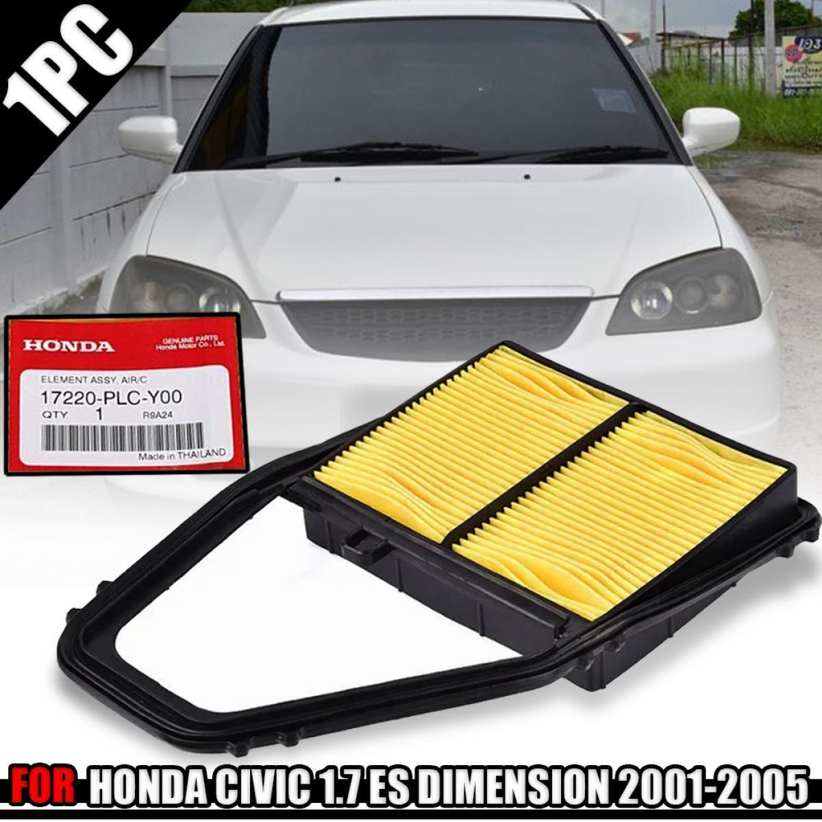 17220-PLC-Y00 Genuine Engine Air Filter Fit Honda Civic 1.7L 2001-2005 LX Si