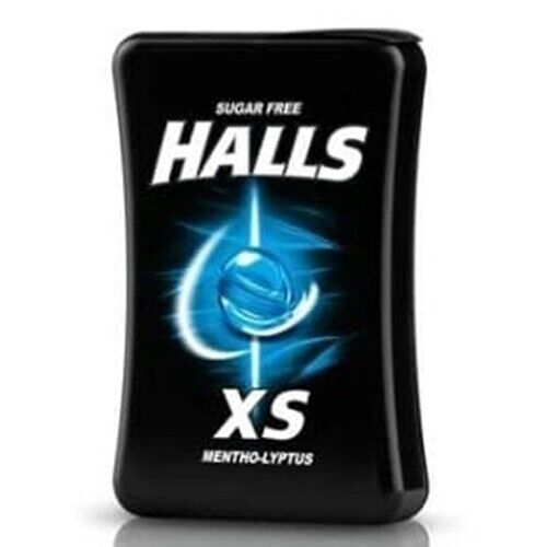 12x HALLS XS Mentho-Lyptus Mentho-Lyptus Sugar Free Candy 15g