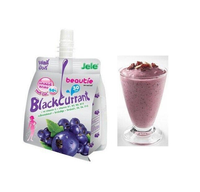 10x Jele beautie jelly Blackcurrant Juice Vitamin B1,B2,B6,B12 High Vitamin C