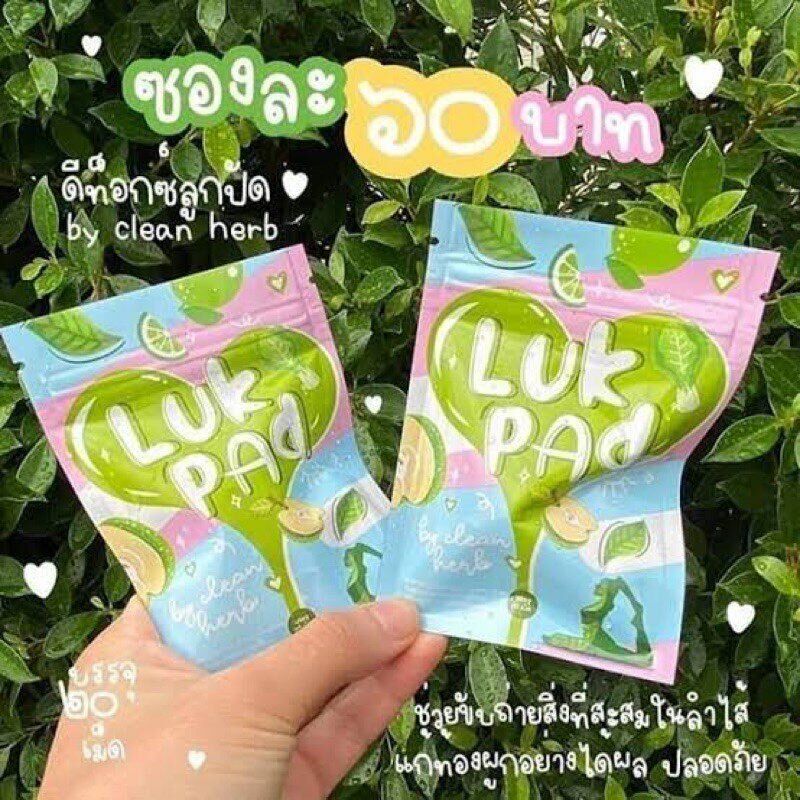 12x LUK PAD DETOX Herbal Super Clean Healthy Care Slimming Weight Control