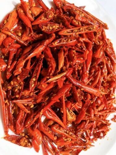 Pimrypie No Spicy Dried Chili Crispy Thai Snack Seasoning Delicious 5x 100g