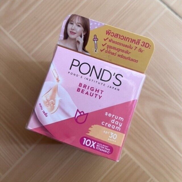 Pond's Bright Beauty Serum Day Cream SPF30 PA+++ Boost Facial Skin Brighten 45g