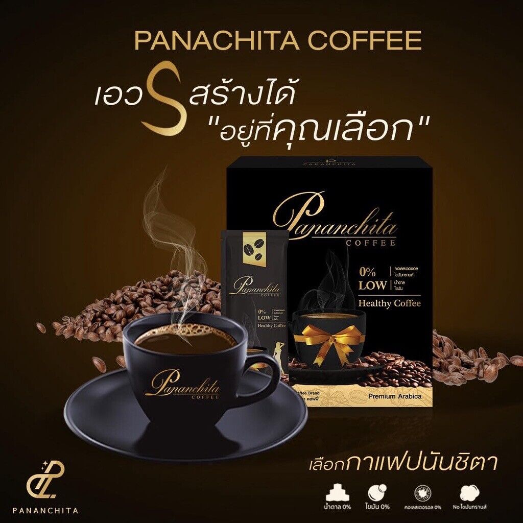 10x Pananchita Coffee Arabica Natural Reduce Accumulated Fat Belly Body Weight