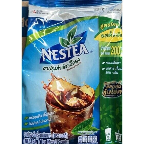 10x NESTEA UNSWEETENED Ice Tea Mix Instant Nestle Brew Drink 0 Cal No Sugar 200g