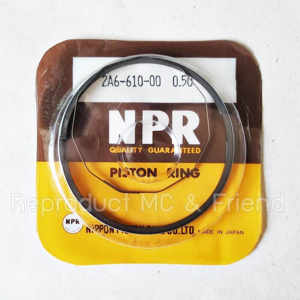 Yamaha DT125 (1978-1981) Piston Rings Ring Set Oversize 0.50 Japan