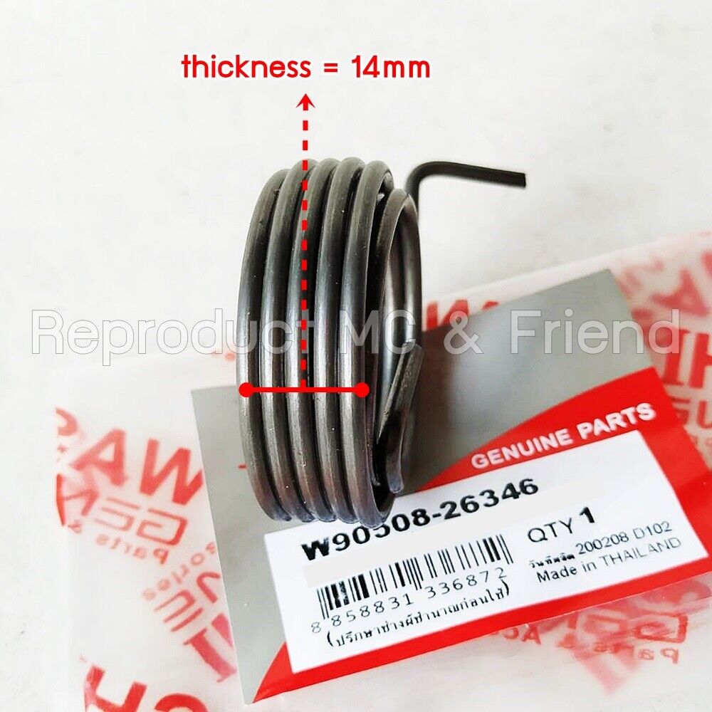 Yamaha MX175 YZ100 YZ125 Kick Starter Torsion Spring New 90508-26346 (ID = 31mm)