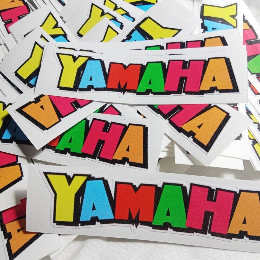 YAMAHA Logo Vinyl Decal Sticker Car Truck Window Racing Motorcycle Bike 100 pcs.