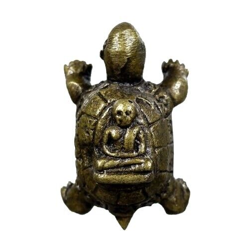 12xThai Amulet Power Magic Turtle Phra LP. Ngern Wealth Talisman Fetish Statue