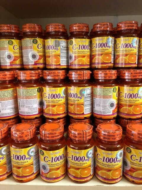 18 Bottle ACORBIC Vitamin C 1000 mg Mineral Antioxidant Immune Health Vegetarian