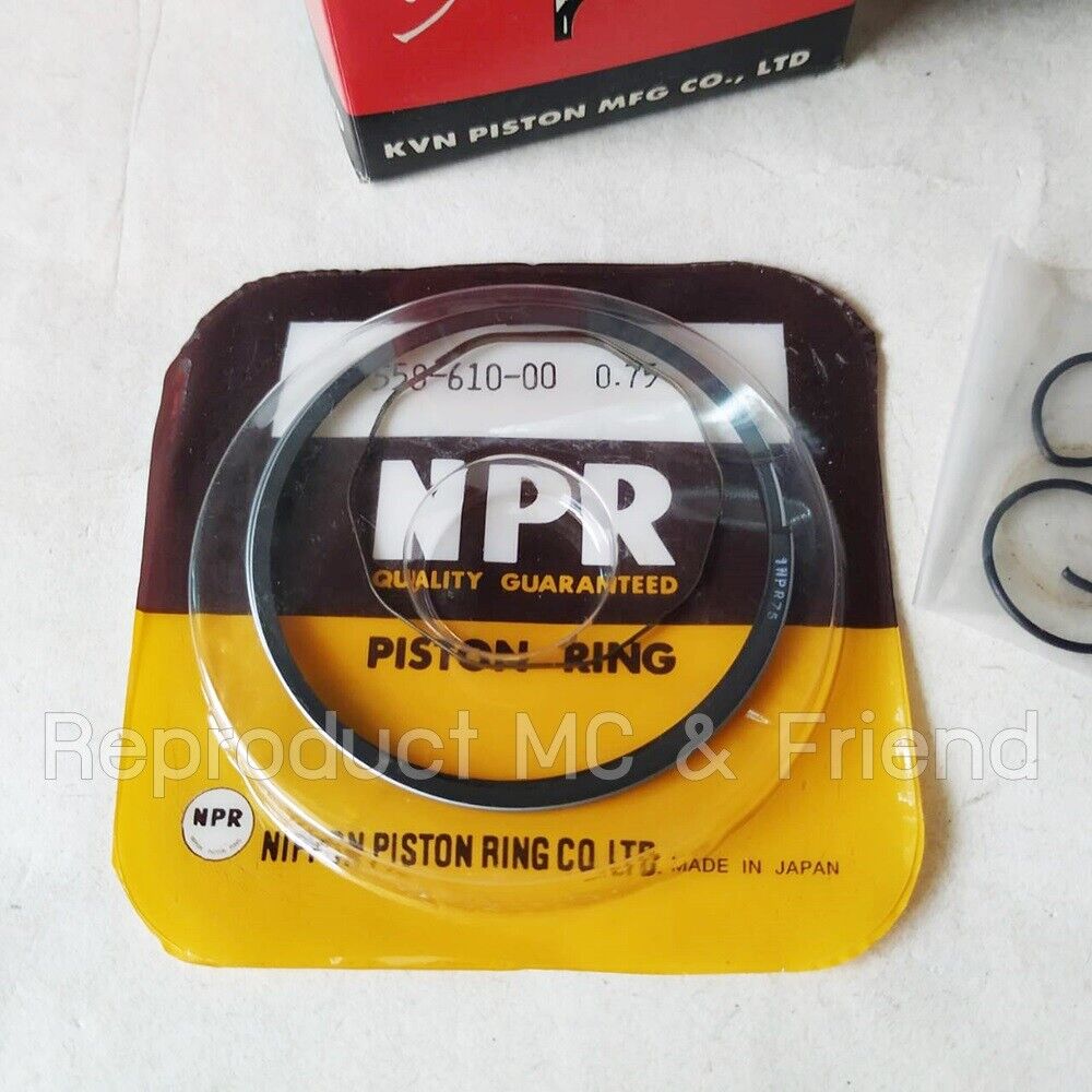 Yamaha RX100 Piston + Ring + Pin + Clips Set Oversize 0.75 (Diameter = 52.75mm)