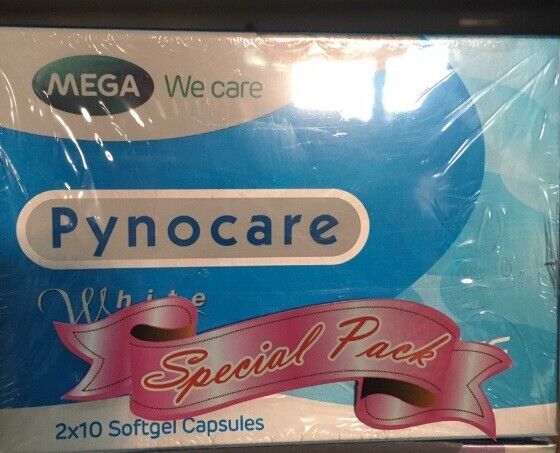Mega We Care PYNOCARE WHITE French Pine Bark Extract Vitamin C E Skin care