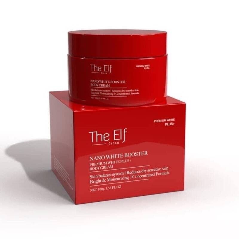 3x The Elf Nano White Booster Body Cream Skin Brightening Moisturizing Care 100g