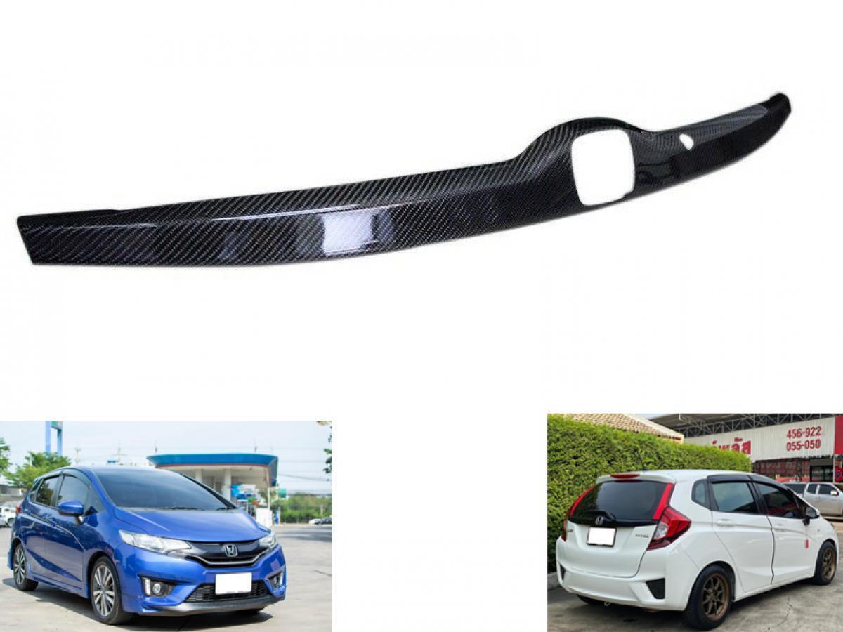 FIT HONDA Fit Hybrid 2014 2015 16 17 18 REAR TAILGATE COVER TRIM CARBON look