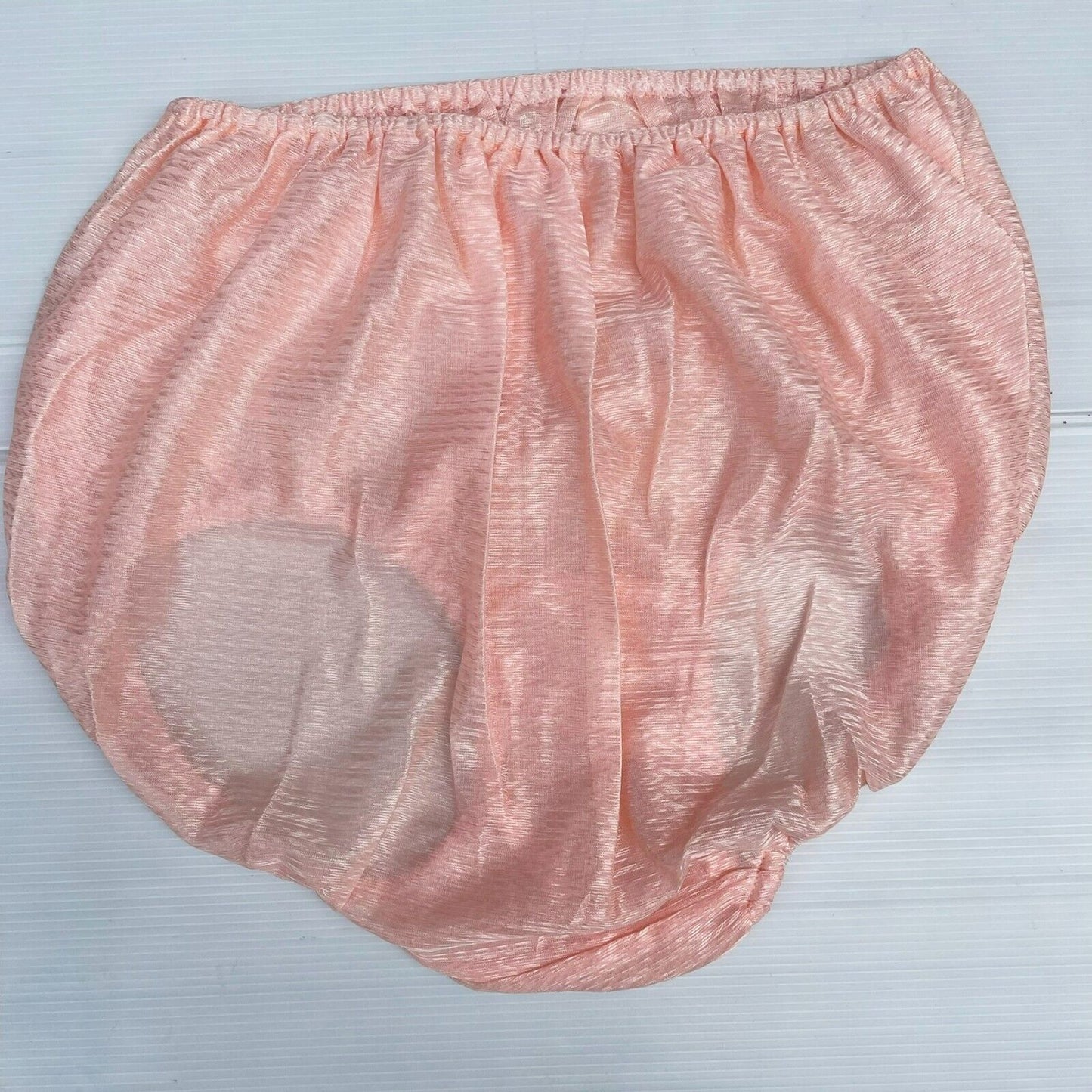 x6 Women Panties Nylon Satin Silky Hi Briefs Knickers Granny Underwear Size XL
