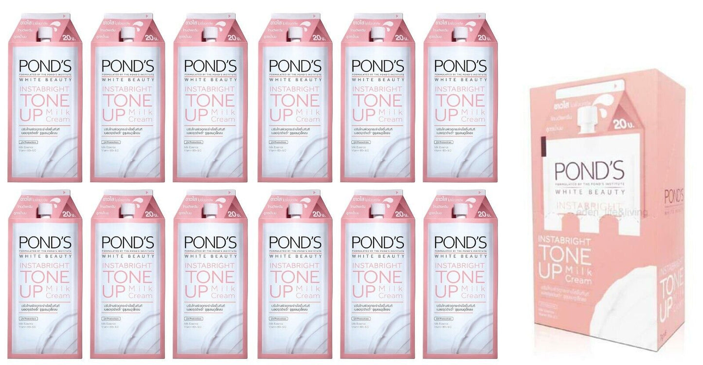 12 x 7g. Pond s Bright Beauty Instabright Tone Up Milk Cream #02