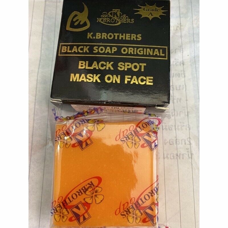 12x K. Brothers USA Whitening Soap Bar Original for Black Spot Mask on Face 50g