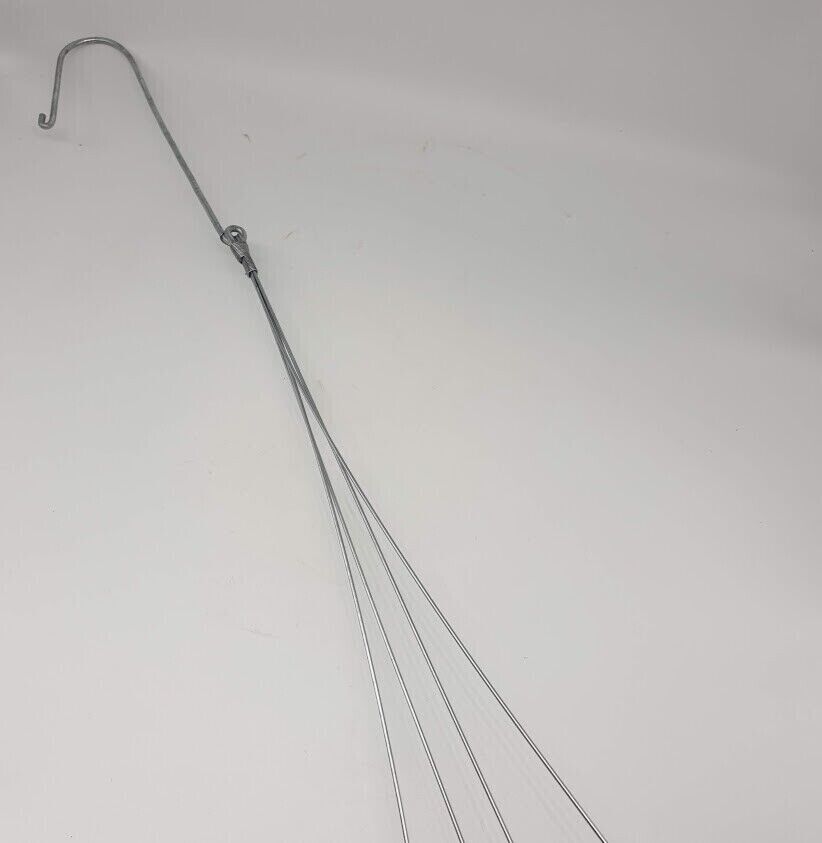 100pcs Hanging Wire Orchid Vanda Hanger Plant Garden Planter Flowers Baskets4Leg