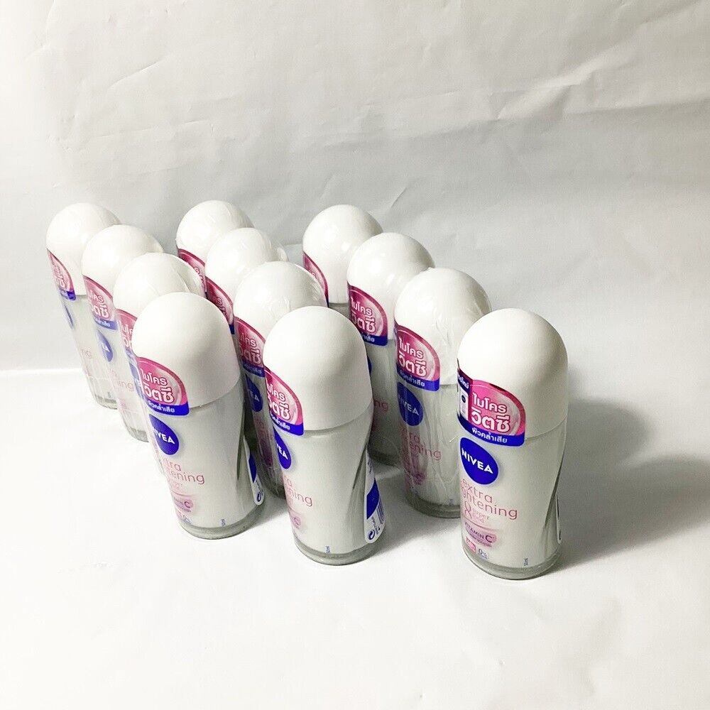 12X Nivea Roll on Extra brightening Deodorant Repair Anti Perspirant lotion 50ml
