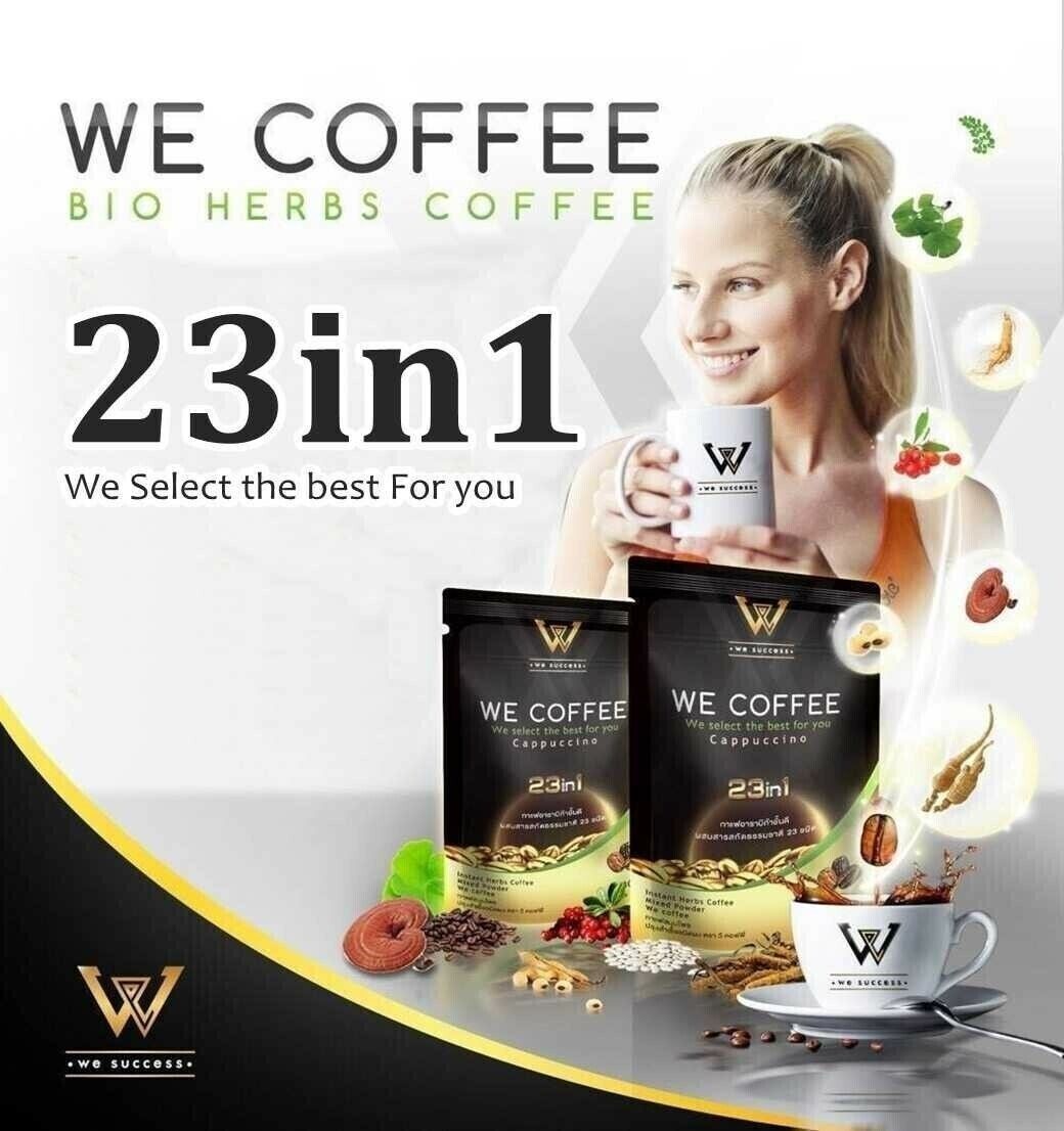 12x Instant Powder Coffee We Healthy Drink 0% Sugar Nourish Health Body Family