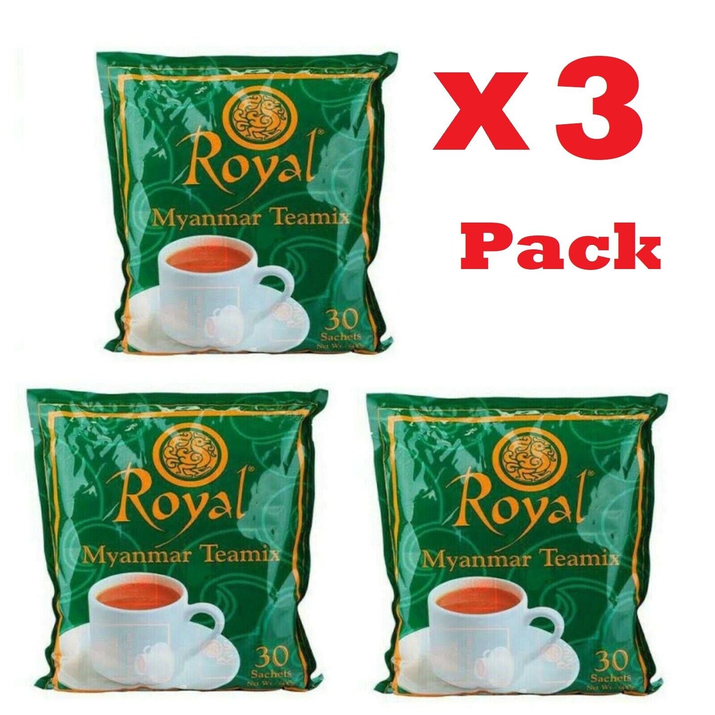 Burmese Teamix Royal Myanmar Tea Milk 3 In 1 Halal Drink Beverage Hot Cool