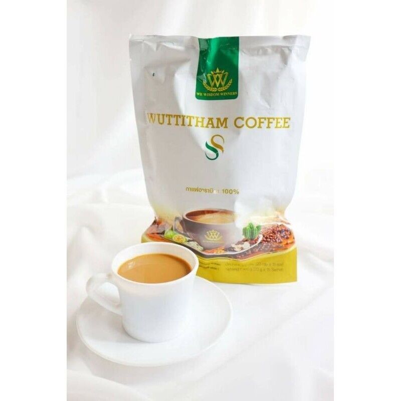 10x Wuttitham Instant Coffee SS White 32in1 Mix Weight Management Healthy Drink