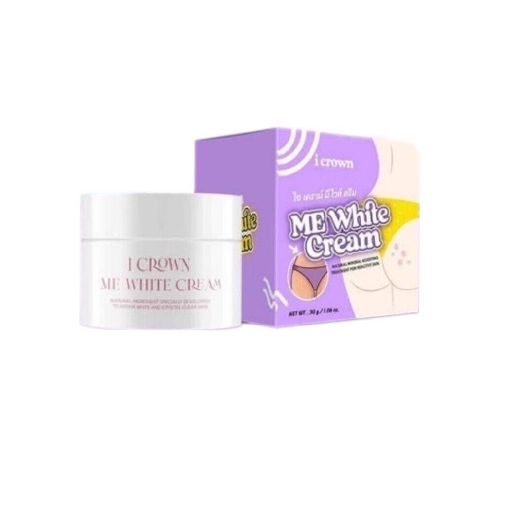 12x I Crown Me White Cream Underarm Armpits Elbows Skin Reduce Dark Spots 30 g