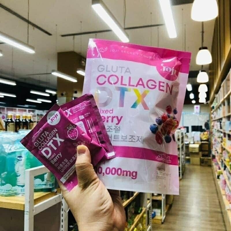 12x JOJI Gluta Collagen DTX Fiber SECRET YOUNG Skin Fiber Mixed Berry 200,000MG