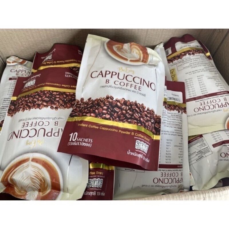 12x Be Easy B Coffee Cappuccino Instant Detox Drink Weight Loss Slim Diet 70kcal