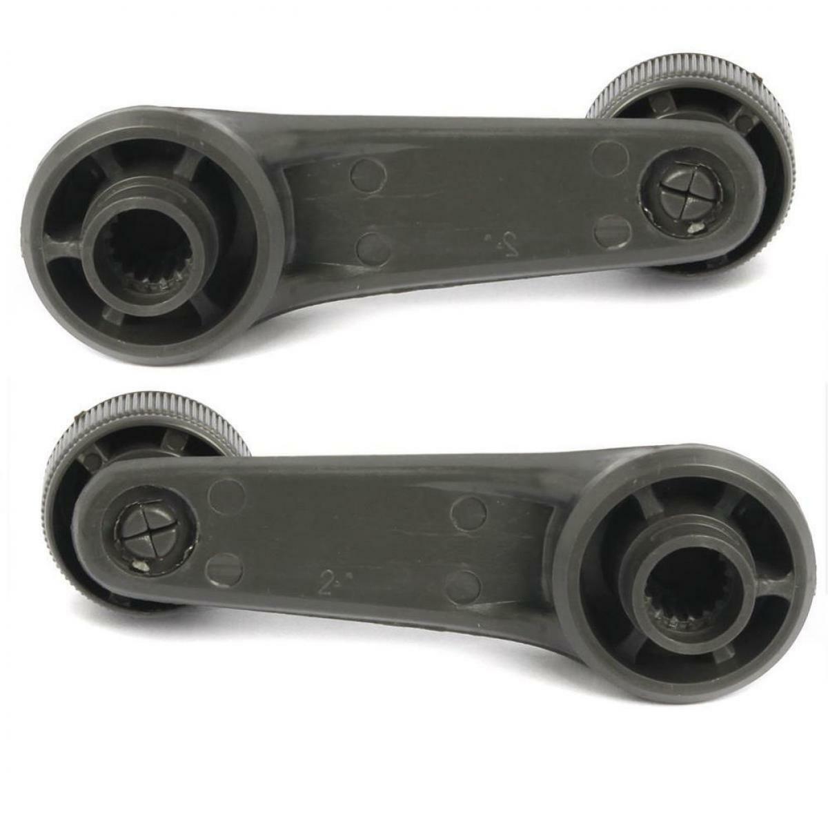 Fit 1989-1997 Toyota Hilux LN85 MTX Pickup Window Crank Handle Door Gray 2Pcs