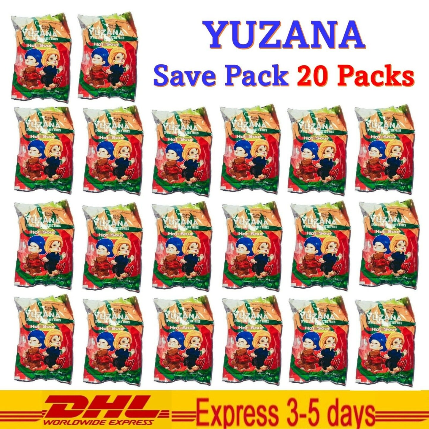 20x YUZANA Lephet Myanmar Pickled Tea Leaves Vegetarian Food Salad Cook Picnic