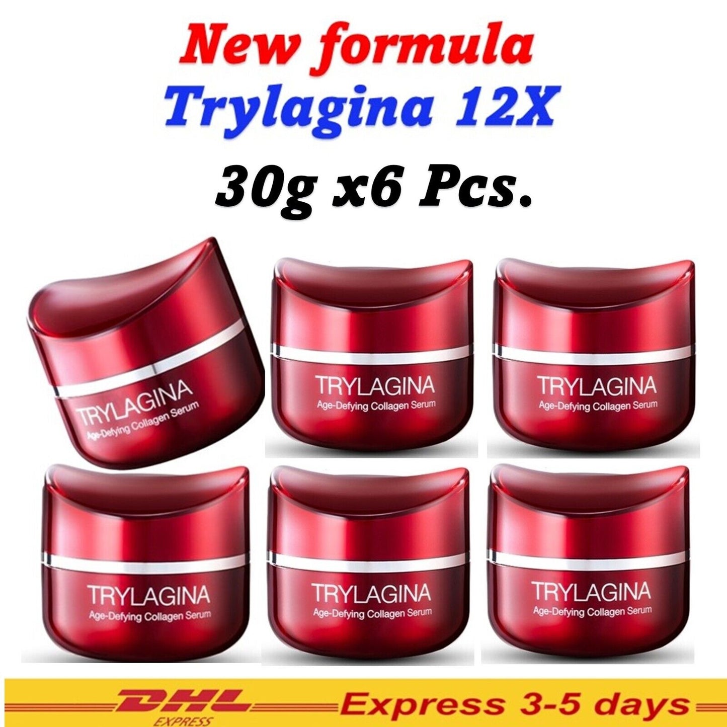 180g TRYLAGINA Ultimate Collagen Serum 12 in 1 Moisturizing Radiant Anti-Wrinkle