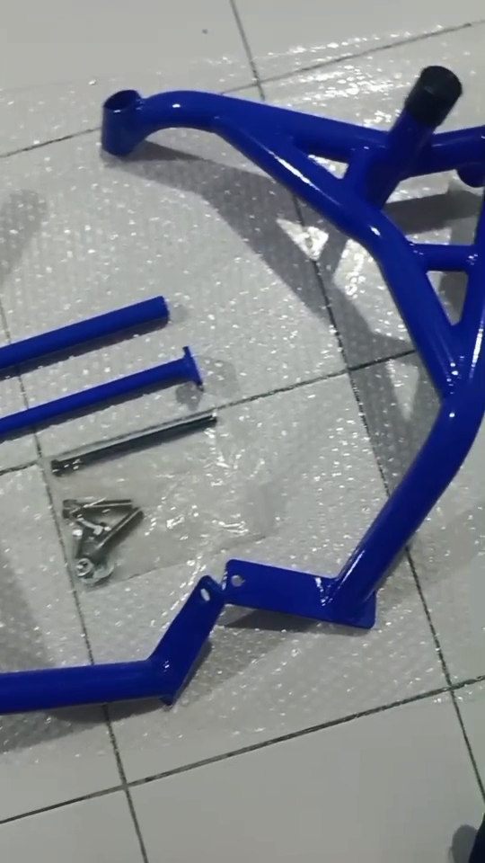 Yamaha MT07 / FZ07 Crash cage Bar Blue Motorcycle Motors Pro Subcage Stunt Part
