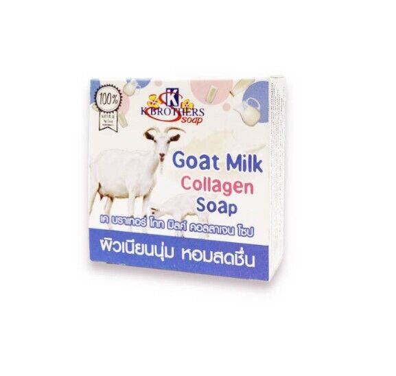 12x Goat Milk Collagen Soap K. Brother Clear Moisturizer Sport Exercise Suitable