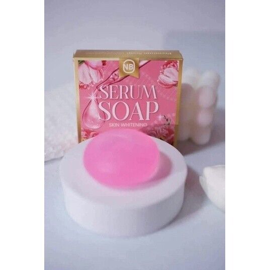 10x NB Serum Soap Bar Skin Brightening for Face Body Reduce Dark Spots Acne 60g